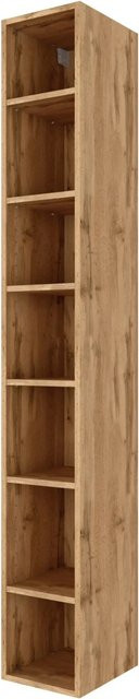 Held Möbel Seitenregal Pisa in Wotaneiche, Farbe Braun, B/T/H: 25 x 35 x 180 cm - Bild 1
