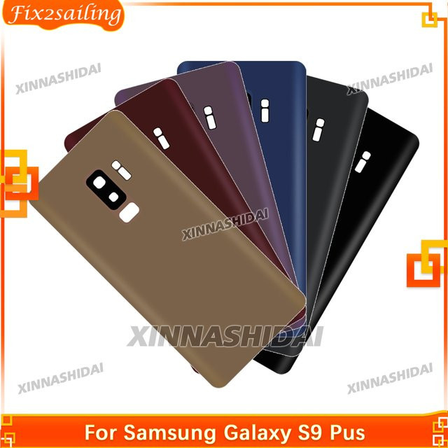 Samsung Galaxy S9 Plus Ersatz-Akkuabdeckung Rückgehäuse in Schwarz - Bild 1