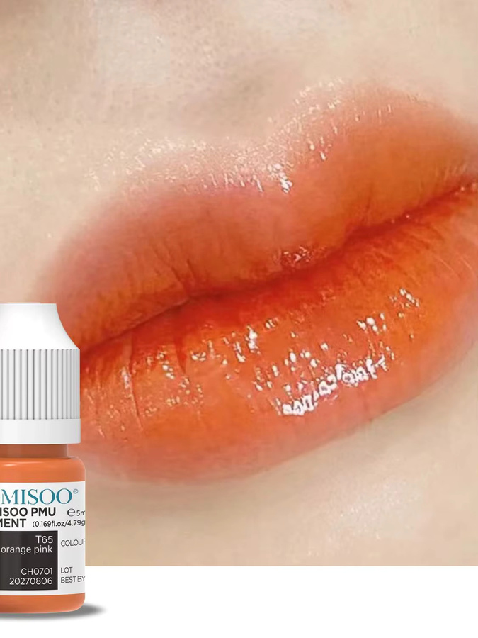 FAMISOO PMU Tattoo Pigmente Lippenfarben, 5 ml, Concentrated Red - Bild 4