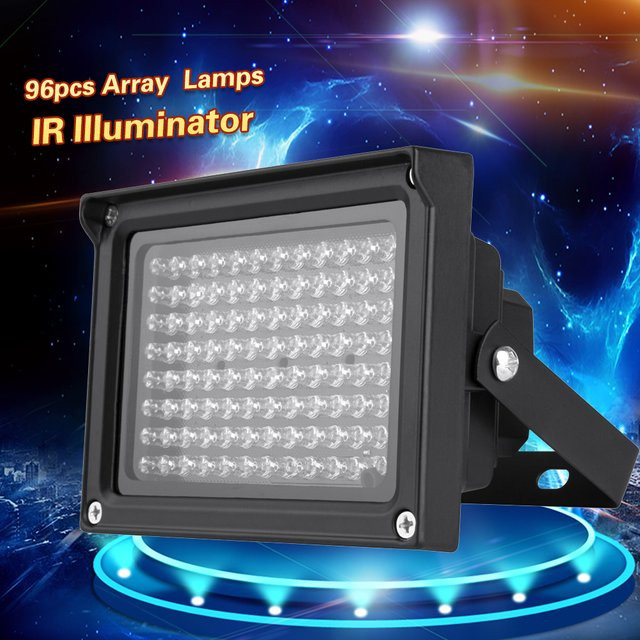 dodocool 96 LEDs IR Infrarot Illuminator Array Wasserdichte Nachtsicht Lampe für CCTV Sicherheitskameras und Fotografie - Bild 1