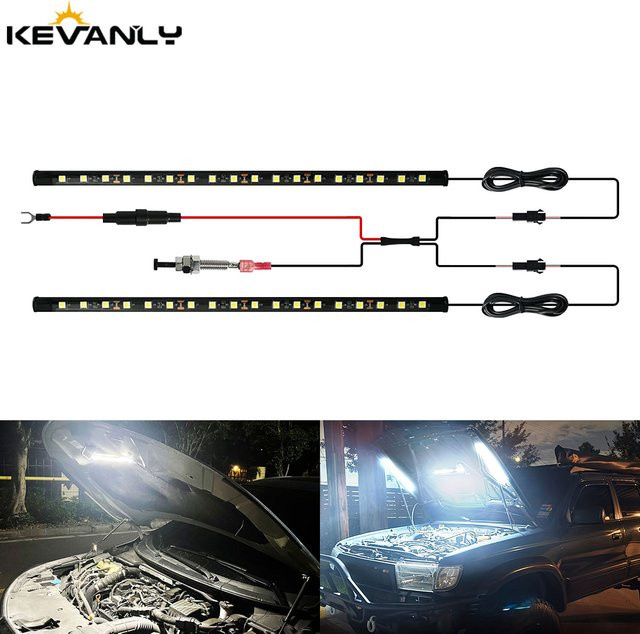 KEVANLY LED Arbeitslicht für Motorreparaturen und Offroad-Einsätze in Weiß mit automatischer Ein- und Aus-Schaltersteuerung - Bild 1