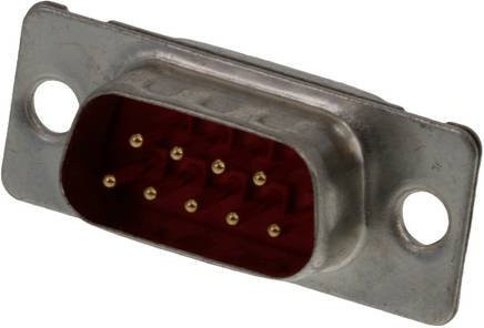 Molex 1727040082 D-SUB Stecker Box aus Messing mit Gold, Silber und Rot - Bild 1