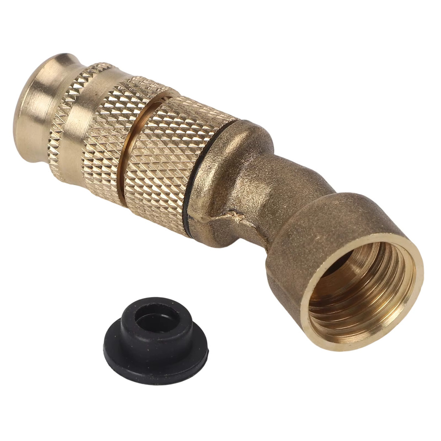 Vibratite Hochdruck Zerstäuber Düse aus Messing in Gold für Landwirtschaft und Garten 1/2 Zoll - Bild 4