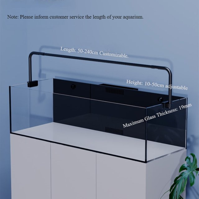 Hängende Portalhalterung für LED Aquarium Lichtstative in Schwarz aus Metall für A8SE A8Pro A7SIII XR30G5 - Bild 1