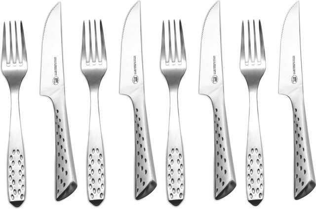 Weber Deluxe Steak-Set 12-teilig aus Edelstahl in Silber - Bild 1