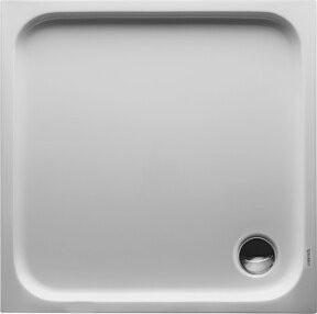 Duravit Quadrat-Duschwanne D-Code in Weiß mit Antislip-Funktion, B/T/H: 90 x 90 x 8,5 cm - Bild 1