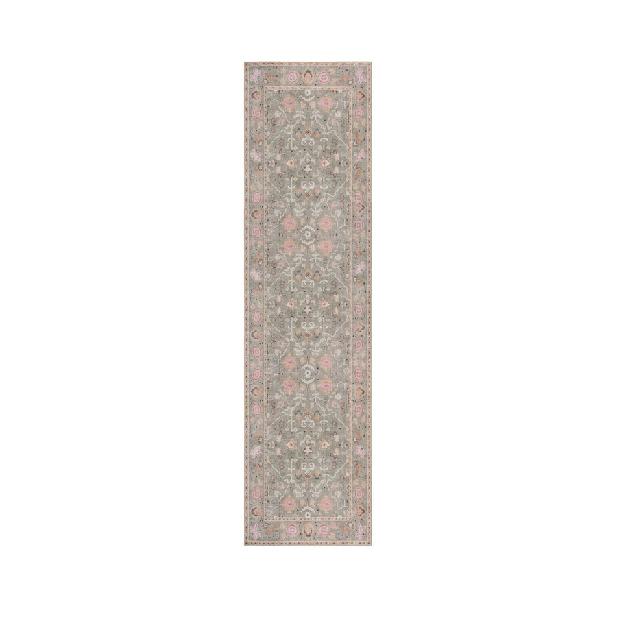 Flair Rugs Vintageteppich Una Floral in Grün, Pink und Grau, B/T: 230 x 60 cm - Bild 2
