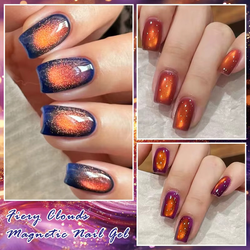 MTSSII Katzenauge-Nagelgel Bernstein, 7 ml, Glänzend, Damen - Bild 3