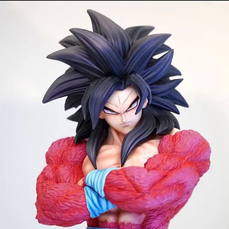 Bandai Dragon Ball Anime Figur Super Saiyajin 4 Son Goku Statue aus PVC, Multicolor, Höhe: 32 cm - Bild 3