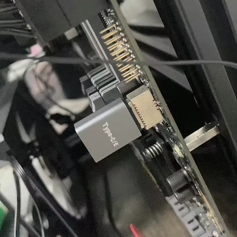 OULLX USB C auf USB C Adapter Typ E für Desktop PC Motherboard Konverter - Bild 4