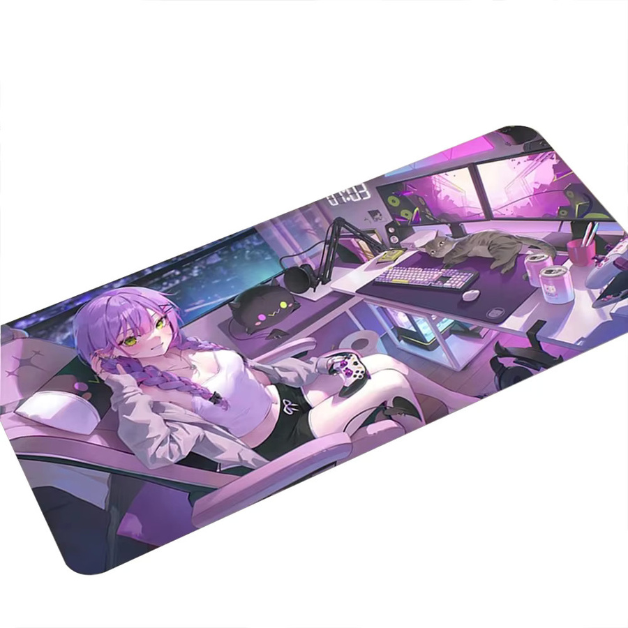 Kawaii Hololive Tokoyami Towa Anime Girl Gaming-Mauspad für PC und Tastatur - Bild 2