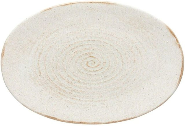 Costa Nova Servierplatte Vermont Oval, Beige, 4er Pack, B/T/H: 18,8 x 27,5 x 1,5 cm - Bild 1