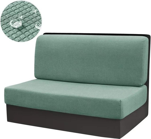 2er-Set Wasserabweisende Kissenbezüge aus Polar Fleece für Wohnmobil und Camper, Stretch-Sitzbezüge für Sofa und Essecke - Bild 1