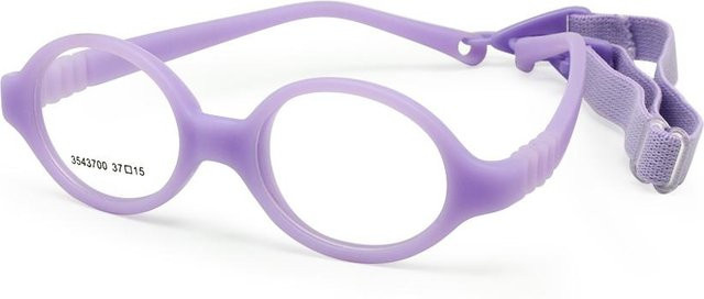 Baby-Brille Cat-Eye, Unisex, Vollrand, TR90, lila - Bild 1