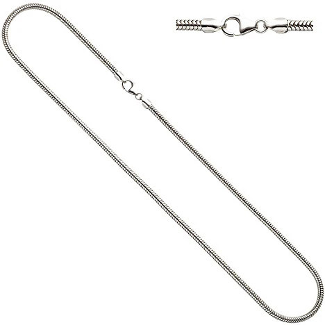 Colfem Schlangenkette 925 Sterling Silber, 2,9 mm, 50 cm, Unisex - Bild 1