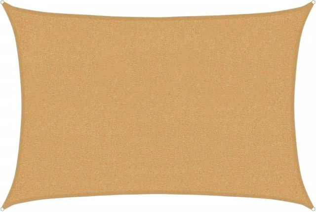 vidaXL Sonnensegel rechteckig aus HDPE in Sandfarben B/B: 200 x 250 cm - Bild 1