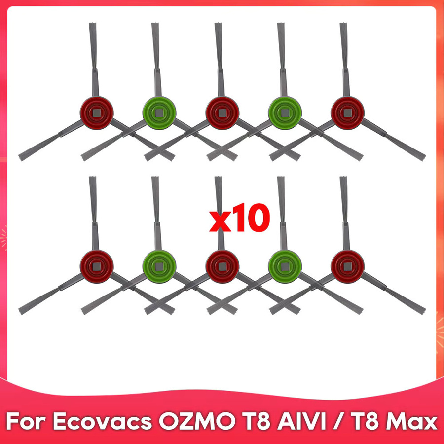 Ecovacs Ersatzteil-Set mit Seitenbürste, Pinsel, Filter und Mopp sowie Staubbeutel für DEBOT OZMO T8, T8 AIVI, T8 Max, N8 Plus und N8 Pro in Multicolour - Bild 2