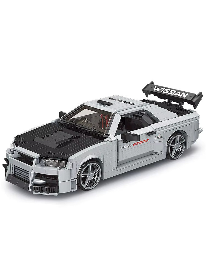 Mould King Skyline R34 Sportwagen, Baustein-Set, ab 14 Jahren - Bild 5
