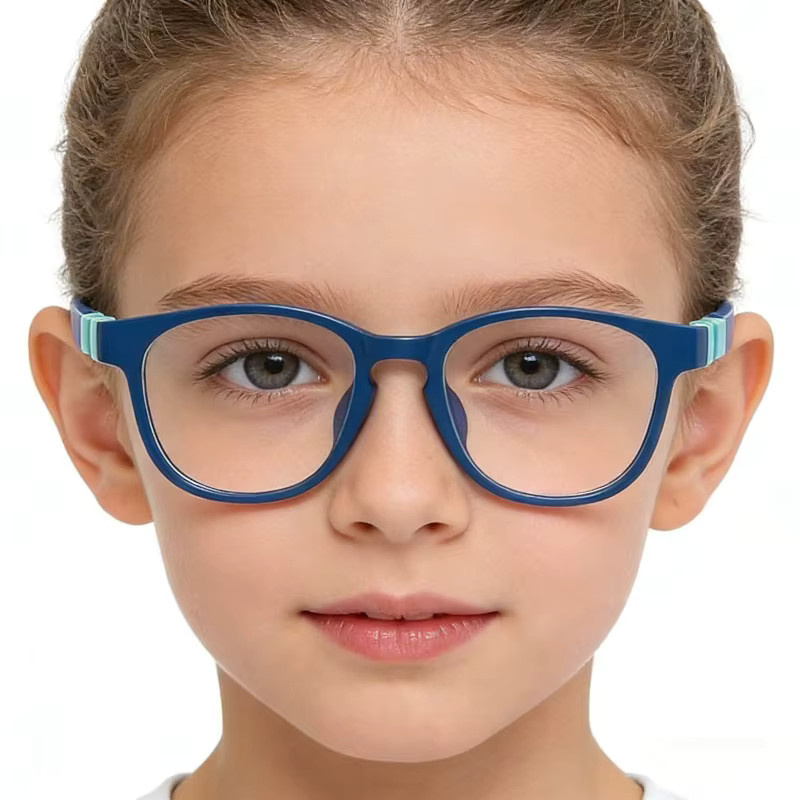 DIXSG Anti-Blaulicht-Brille für Kinder, Vollrand, Kunststoff, Square - Bild 2