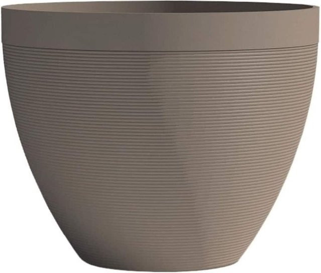 GARDEN ID Blumentopf Green Care Impact Taupe für Innen- und Außenbereich B/T/H: 30 x 30 x 26 cm - Bild 1