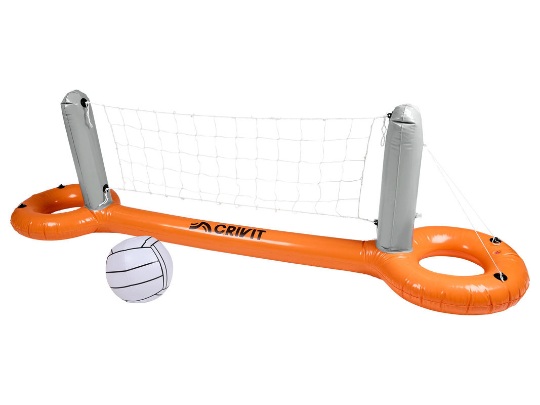 CRIVIT Aufblasbares Pool-Volleyballnetz und Tor-und-Korb-Set aus Kunststoff - Bild 2
