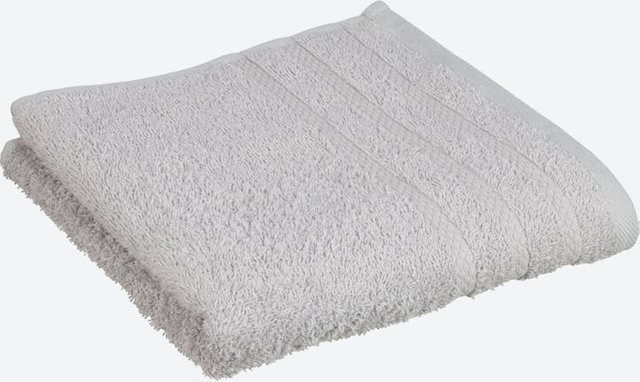 NKD Frottee-Handtuch CLASSIC aus Baumwolle, Grau, B: 50 cm, L: 100 cm - Bild 1