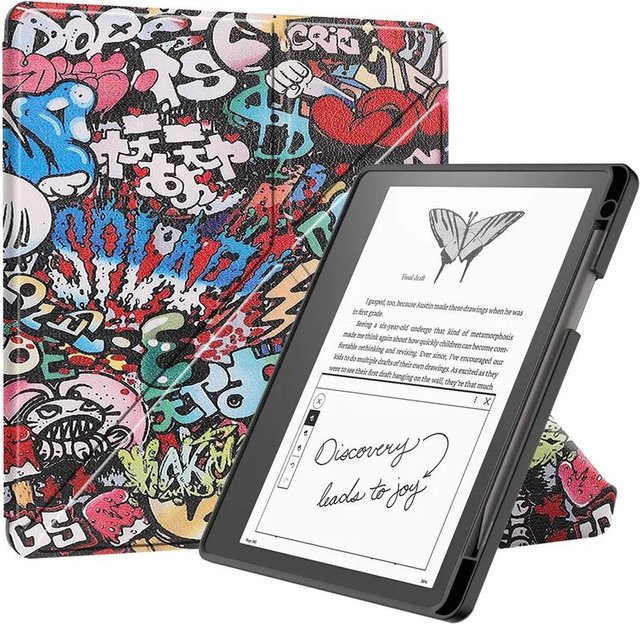 Amazon Schutzhülle für Kindle Scribe 10,2 Zoll aus PU-Leder mit Stifthalter und intelligentem Auto Wake Sleep Funktion in Multicolor - Bild 1