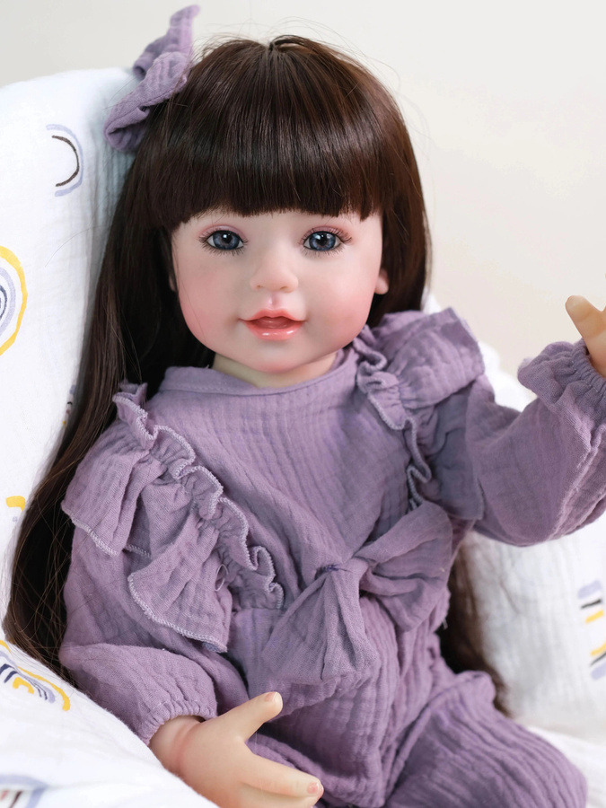 NPK Reborn-Puppe, Mädchen, 22 Zoll, Vinyl-Puppe - Bild 3