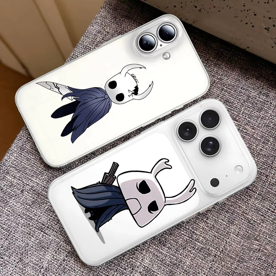 Hollow Knight Handyhülle transparente stoßfeste Silikonhülle für iPhone 17 16 15 14 13 12 11 Pro Max Mini Plus - Bild 3