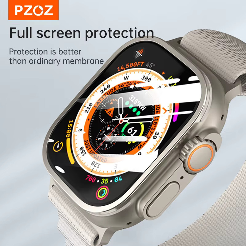 PZOZ Gehäuse für Apple Watch Ultra, 49 mm, Silber - Bild 2