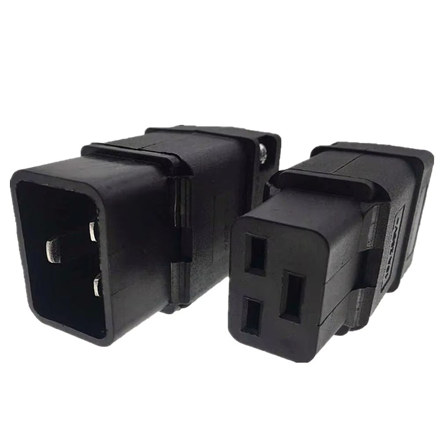 FRHY Netzkabel-Set C19 auf C20, 16 A 250 V, Schwarz - Bild 2