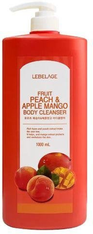 LEBELAGE Fruits Körperreiniger Pfirsich Apfel Mango, 1000 ml, Unisex - Bild 1