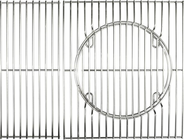 Edelstahl Grillrost in Silber für Knox S/S Gasgrill mit 3 Brennern, Breite: 45 cm, Tiefe: 60,5 cm - Bild 1