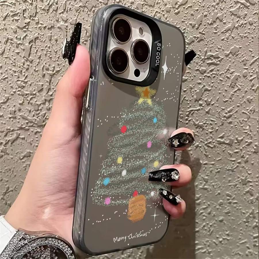 Frohe Weihnachten Handyhülle für iPhone 17 Pro Max 16 15 14 13 12 11 Air Matte Hardcase Cover - Bild 3