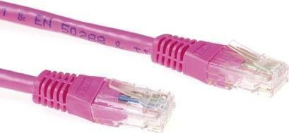 ACT CAT6A UTP Netzwerkkabel Pink, 15 m - Bild 1