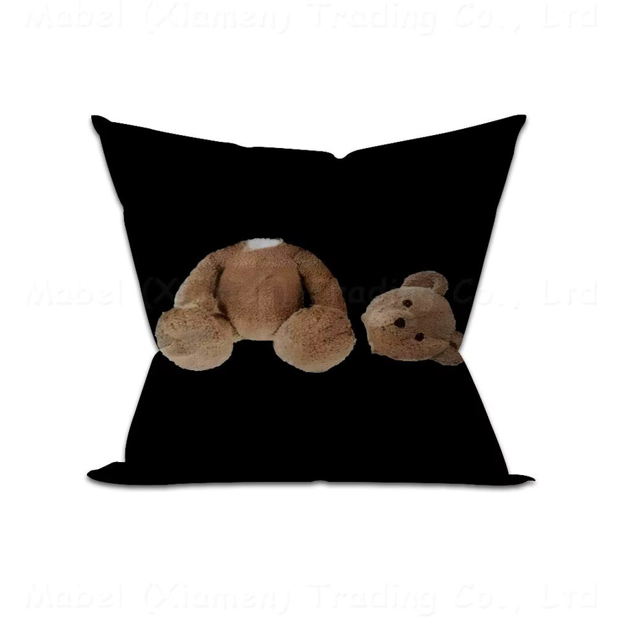 KAYOU Kissenbezug mit Tiermotiv in Schwarz, quadratisch, 30 x 30 cm - Bild 6