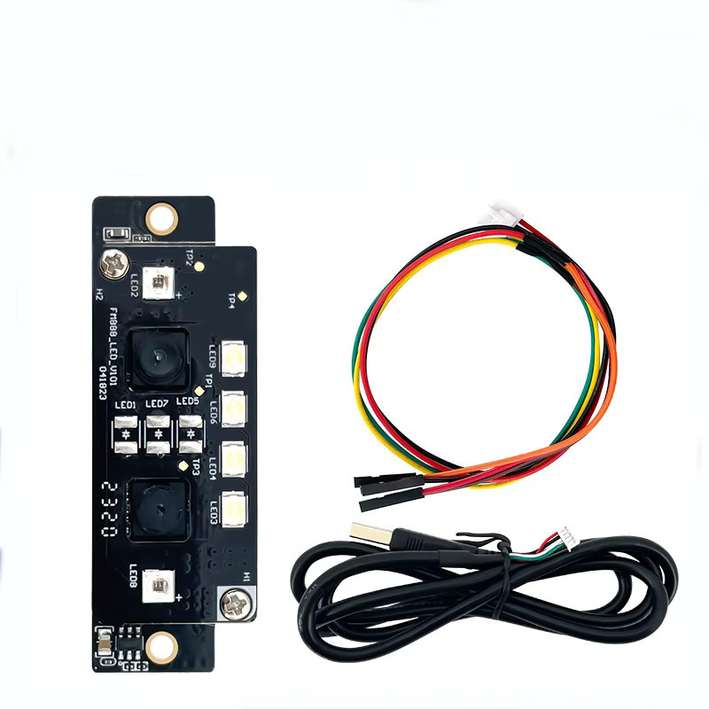Hi-Link HLK-FM888/AI-10 Gesichtserkennungsmodul mit 3D-Fernglaskamera, visuelle Gegensprechanlage und Smart Lock Unterstützung, Schwarz, USB-Anschluss - Bild 3
