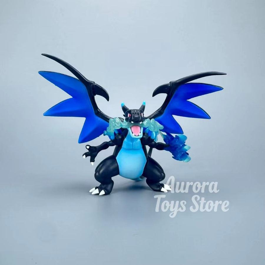 Bandai Pokemon Charizard X Actionfigur aus PVC in Schwarz und Blau, Höhe: 12 cm - Bild 2