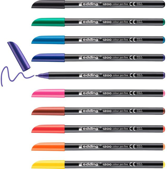 edding Bibi & Tina Color Pen Multicolor Filzstifte für Kinder mit feiner Spitze - Bild 1