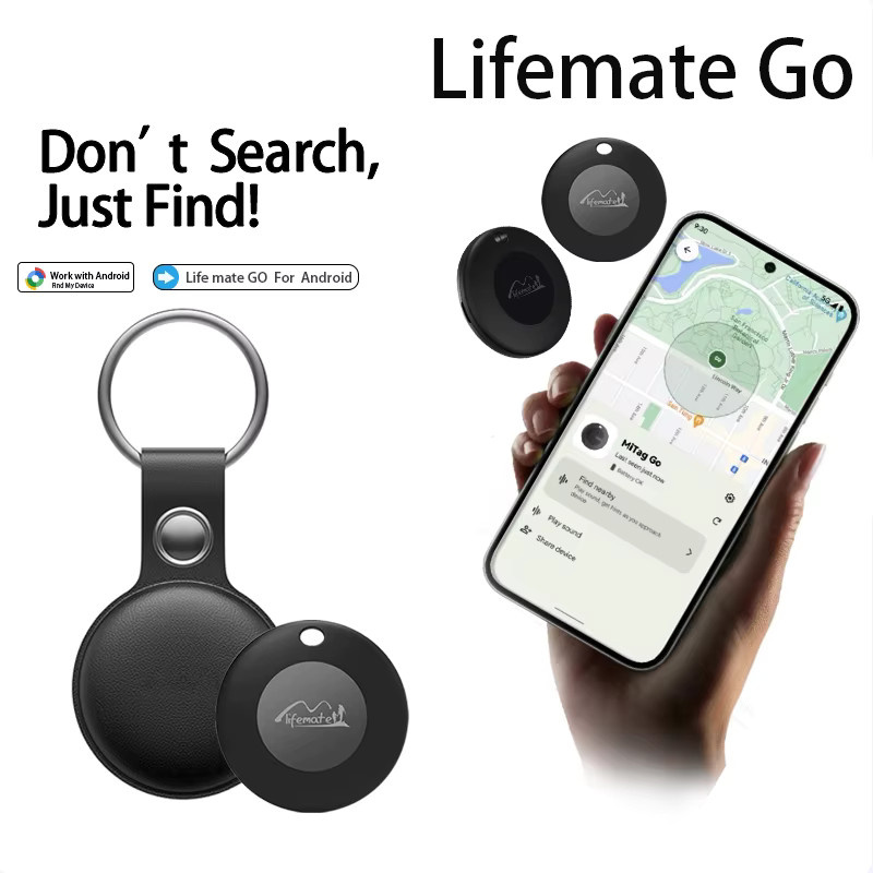 Lifemate Tag Go Smart Tracker Schwarz Bluetooth Item Finder und Locator für Android mit Google Find My Device Unterstützung - Bild 2