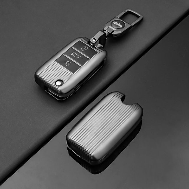 TPU Autoschlüssel Etui in Schwarz als Schutzhülle passend für MG ZS EV, MG6, EZS und HS (Modelle 2019, 2020) - Bild 1