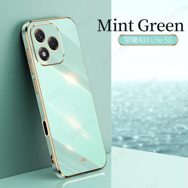 Handyhülle in Flechtoptik für Huawei Honor 400 Lite 5G aus weichem TPU in Grün - Bild 1