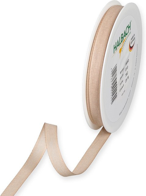 Halbach Dekoband in Baumwolloptik aus Polyester, Farbe: Natur/Beige, Breite: 10 mm, Länge: 7 m - Bild 1