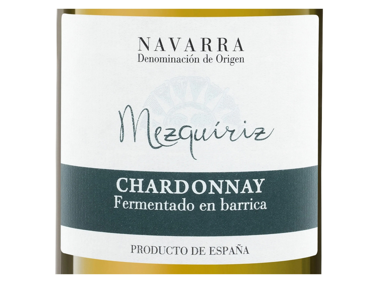Mezquiriz Chardonnay Navarra DO trocken vegan Weißwein 2024 0,75 l - Bild 2