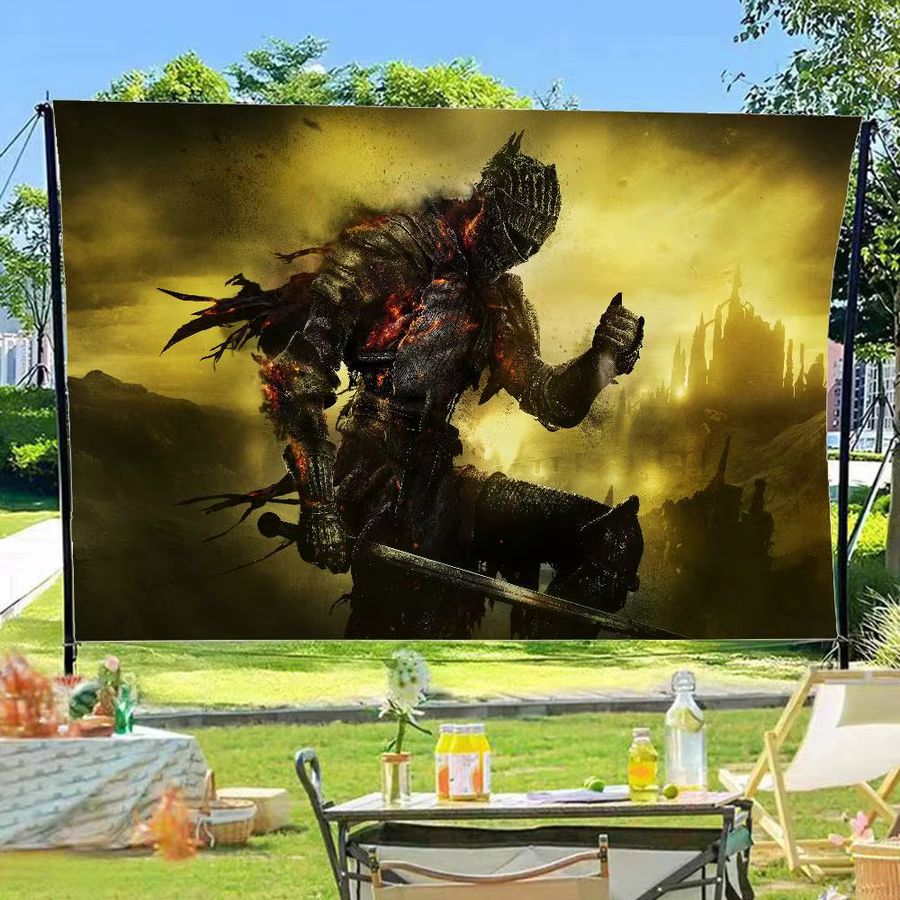 Potdemiel Dark Souls Hängende Flagge aus Polyester mit Kreativem Muster - Bild 3