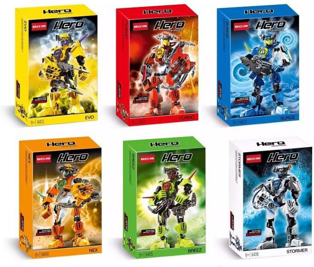 Hero Factory Bionicle Furno Evo Kombinierter Roboter Mech Modell Bausteine Set - Bild 1