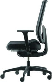 Dauphin Bürostuhl To-Strike Work Comfort Pro in Schwarz mit Armlehnen und Synchronmechanik - Bild 3