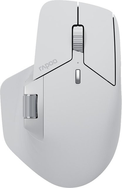 Rapoo MT760M Kabellose Multi-Mode-Maus mit Bluetooth in Grauweiß - Bild 2