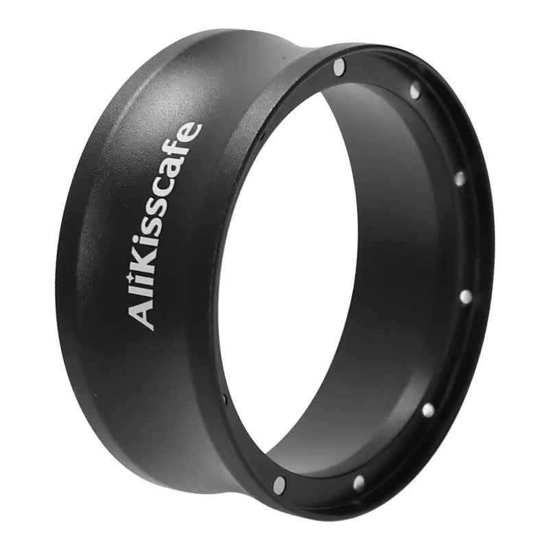 AliKisscafe Espresso Dosiertrichter mit Magnet für DeLonghi und Breville Siebträger, Edelstahl, Schwarz, Durchmesser: 51 mm, 54 mm oder 58 mm - Bild 5