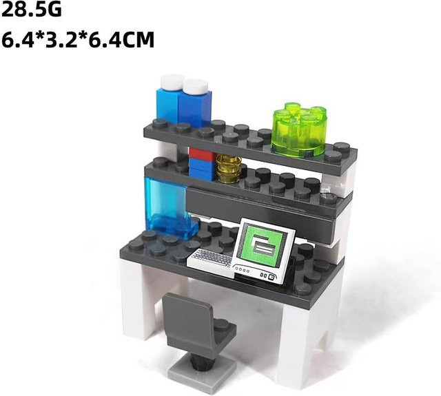 MOC City Computerexperimenttisch, Bausteine-Set, ab 14 Jahren - Bild 1